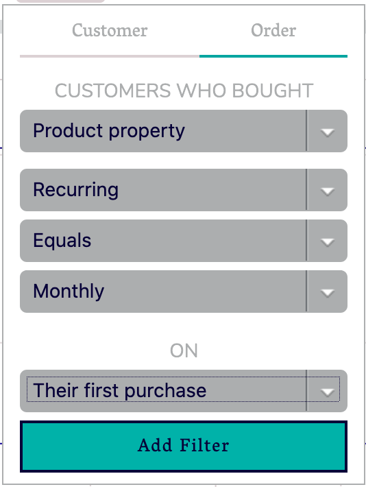 Equals property matcher